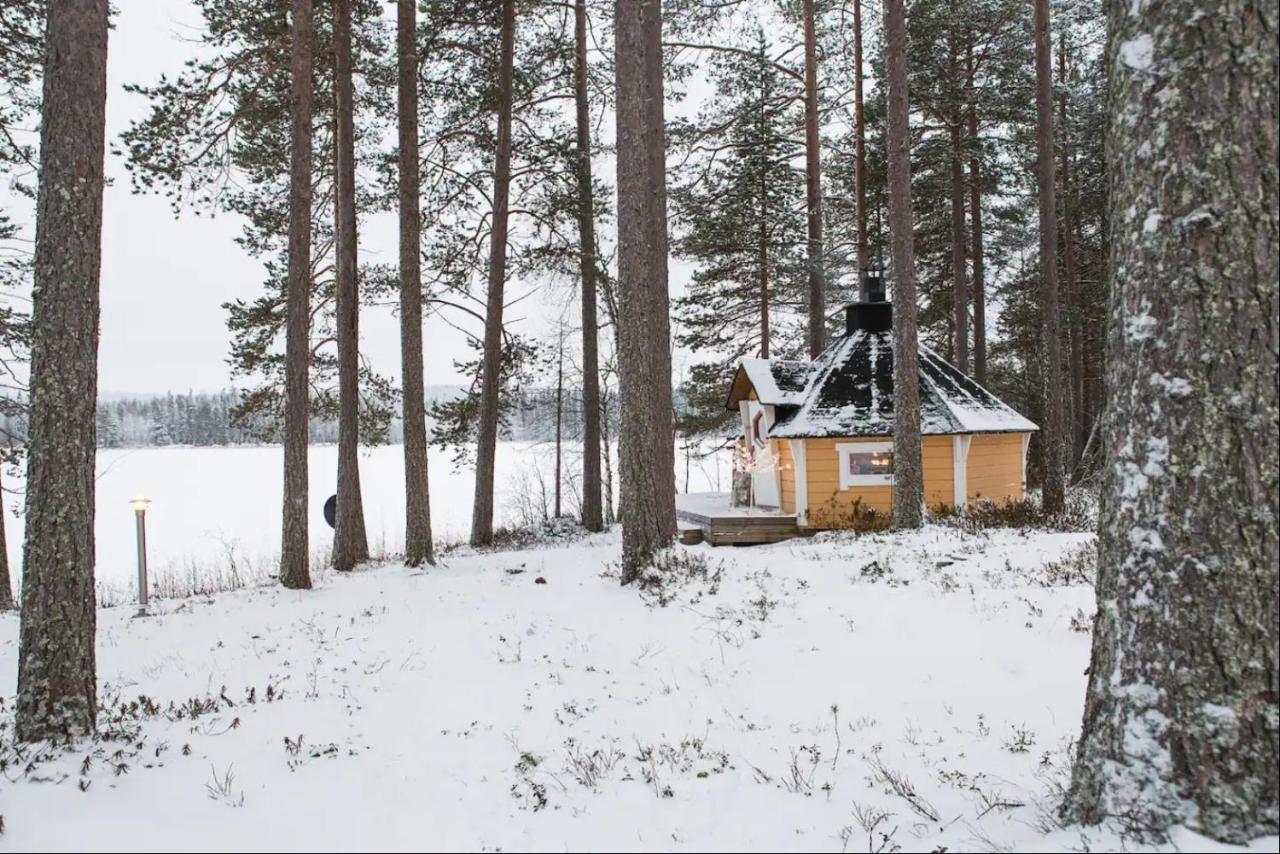 Luxurious Villa Kinos With Jacuzzi Rovaniemi Exterior foto