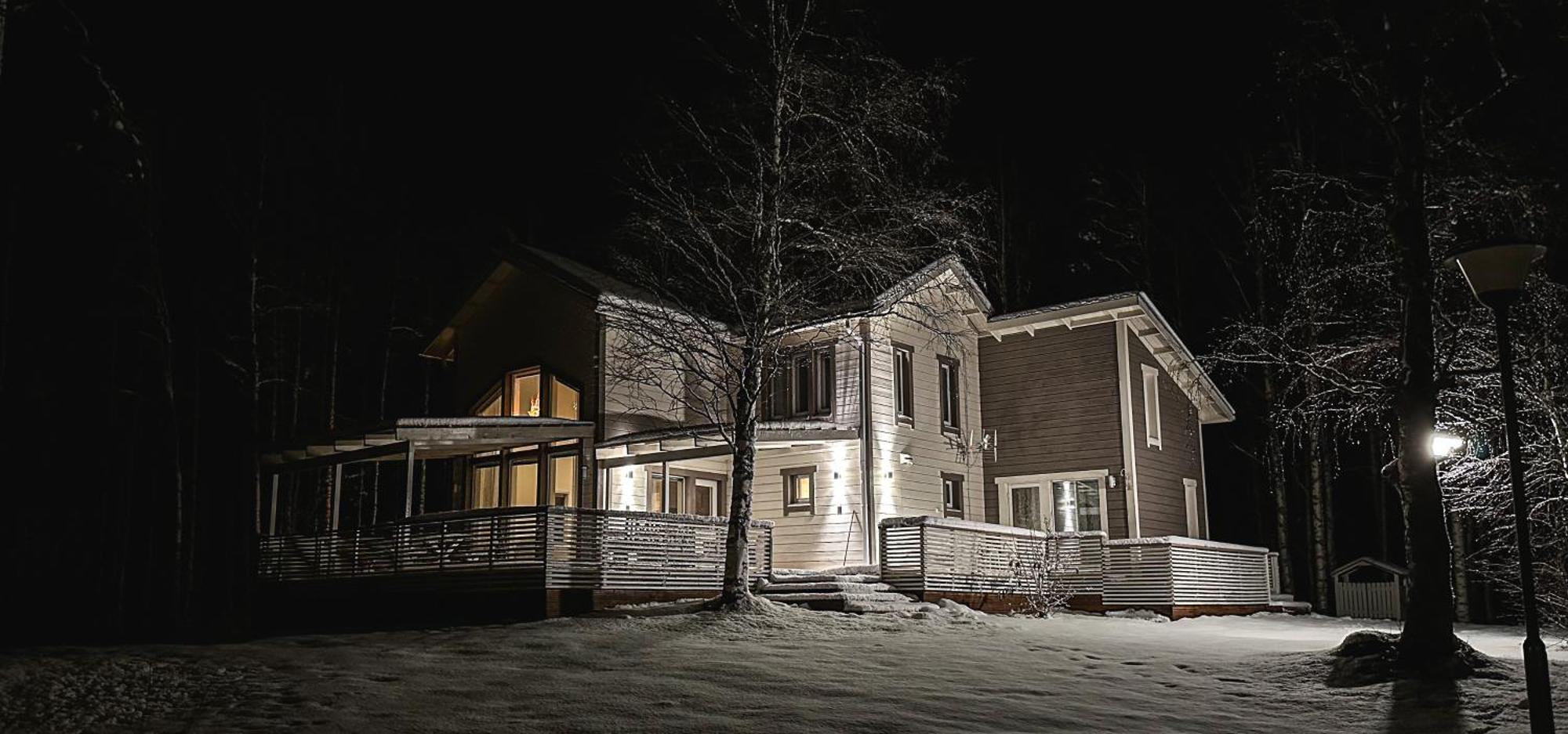 Luxurious Villa Kinos With Jacuzzi Rovaniemi Exterior foto