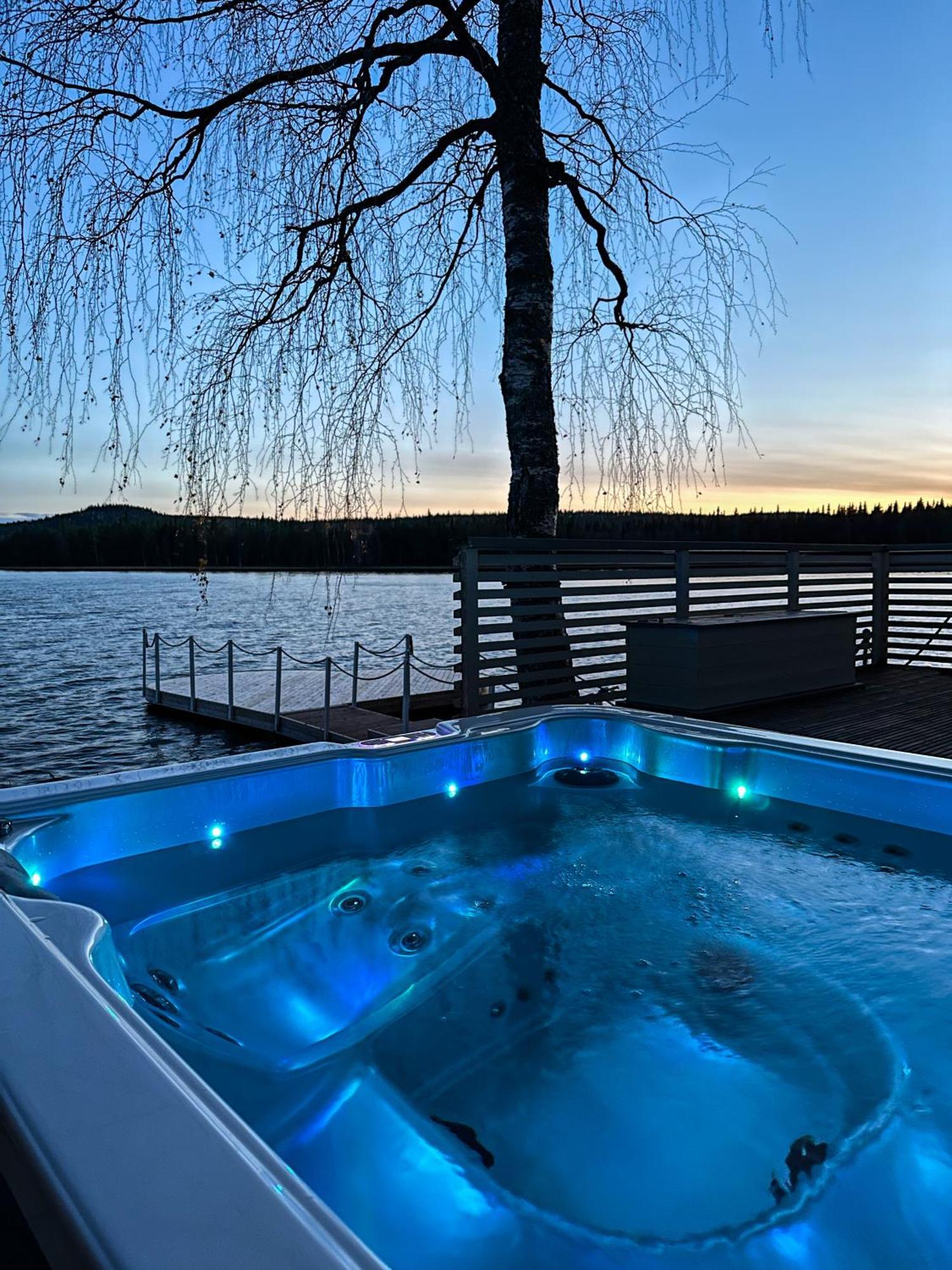 Luxurious Villa Kinos With Jacuzzi Rovaniemi Exterior foto